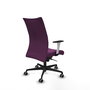 Piqueras Y Crespo Albacete Confidente - Chaise de Bureau avec Mécanisme Synchrone, Similicuir Violet