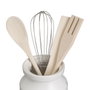 BigBuy Home Pot pour ustensiles de cuisine GRASS Bois Métal Grès