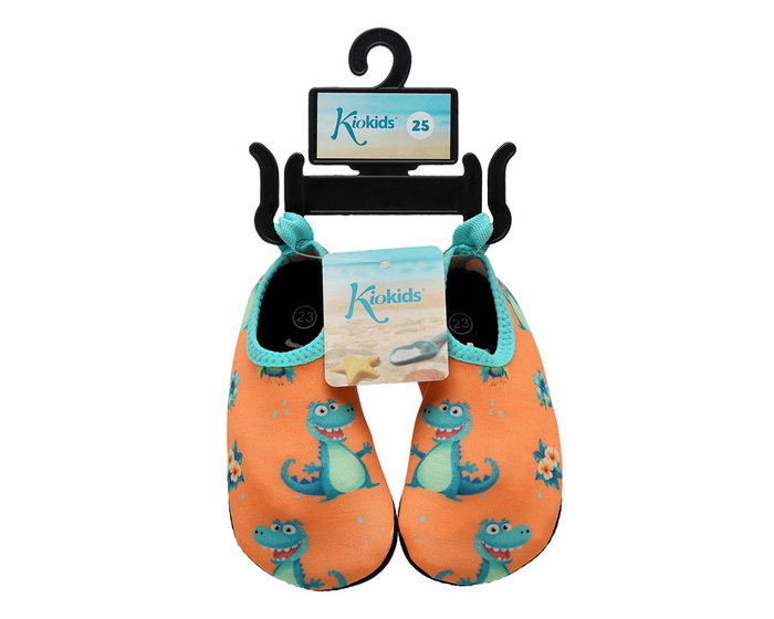 KioKids Chaussures Aquatiques Orange Crocodiles
