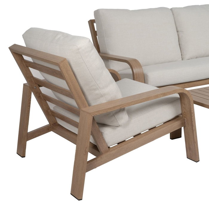 BigBuy Garden Meubles de jardin Beige Naturel 184 x 74 x 65 cm BigBuy Garden Meubles de jardin Beige Naturel 184 x 74 x 65 cm
