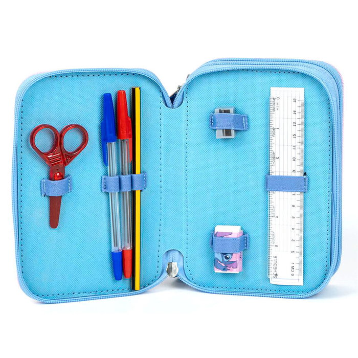 Cerdá Trousse Stitch Disney avec accessoires - Rose