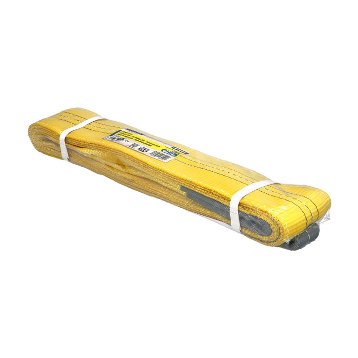 WOLFPACK LINEA PROFESIONAL Eslinga Plate à Double Bande Jaune 3 000 kg 4 m