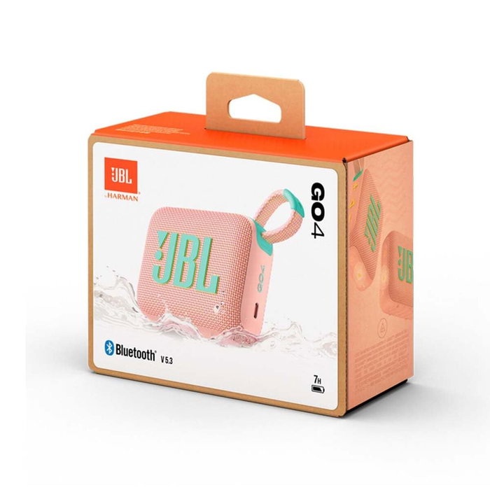 Haut-parleurs bluetooth portables JBL GO 4 Rose