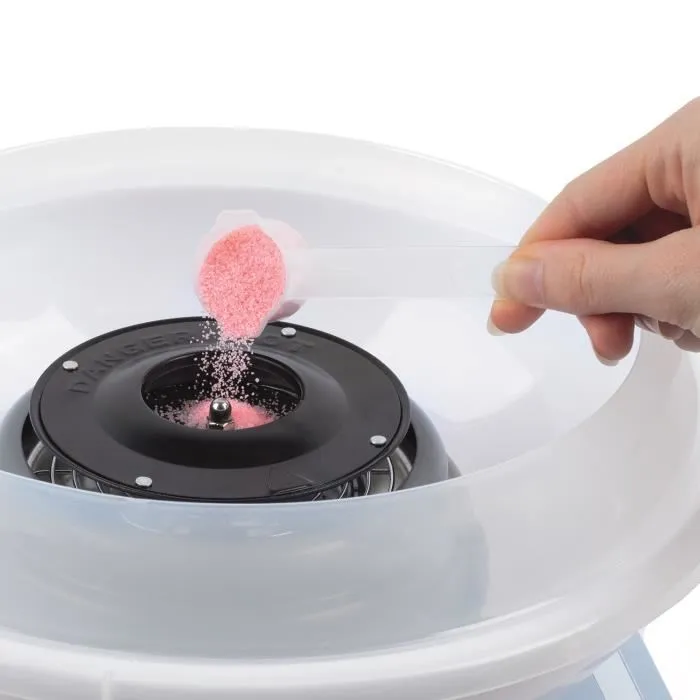 HKoeNIG SWEE32 - Machine à Barbe à Papa Professionnelle, 5.5L, 7 Programmes, 200°C, 450W, Cuve Amovible Lave-Vaisselle