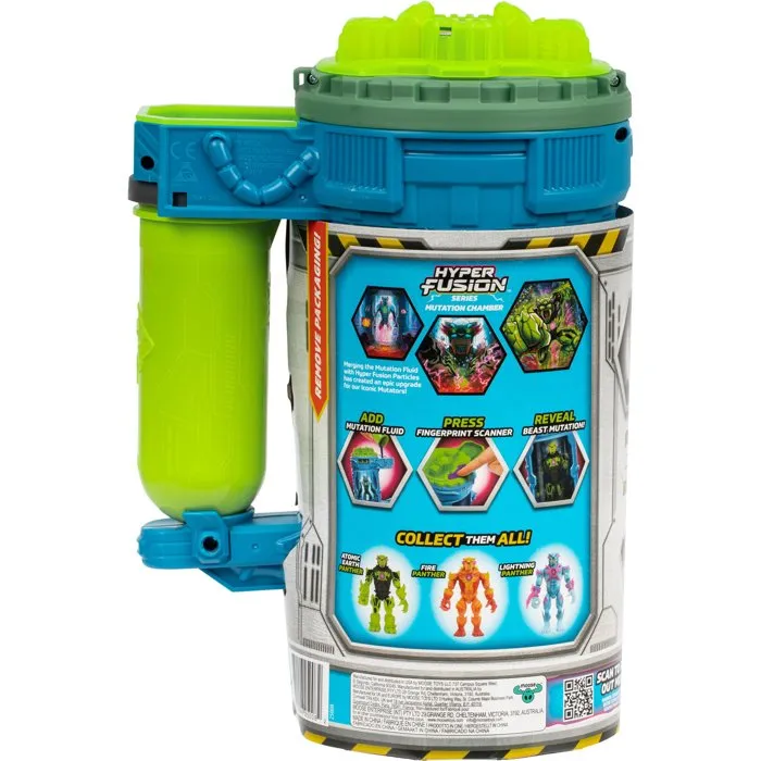 MrBeast Lab - Figurine Mutator Atomic Earth - Panthère Rock - 13 cm - Plus de 20 points d'articulation - Transformation avec liquide - Jouet innovant dès 5 ans MrBeast Lab - Figurine Mutator Atomic Earth - Panthère Rock - 13 cm - Plus de 20 points d'articulation - Transformation avec liquide - Jouet innovant dès 5 ans