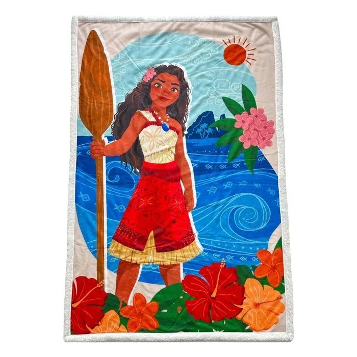 Disney Vaiana Plaid Sherpa - 100 x 150 cm