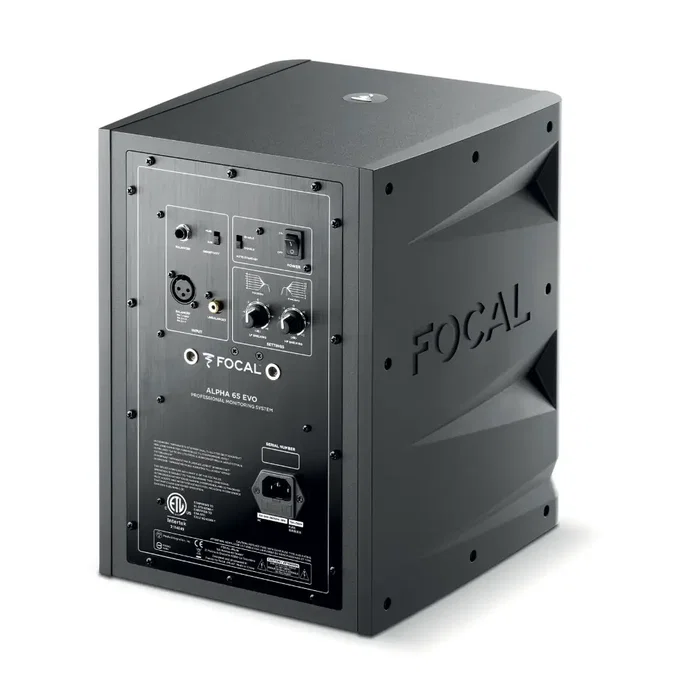 Focal Alpha Evo 65 Enceinte de monitoring active 6.5" 25W Tweeter 55W Woofer Entrée XLR RCA