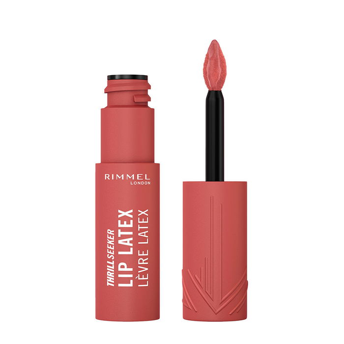 Rimmel London Thrill Seeker Lip Latex - Brillant à lèvres longue tenue - Teinte #150 Magnétique - 6 ml - Enrichi en acide hyaluronique - Applicateur diamant
