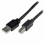 Câble USB A vers USB B Startech USB2HAB65AC Noir