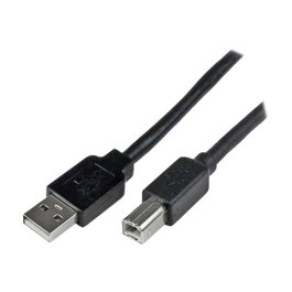 Startech Câble USB A vers USB B USB2HAB65AC Noir