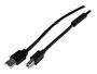 Startech Câble USB A vers USB B USB2HAB65AC Noir