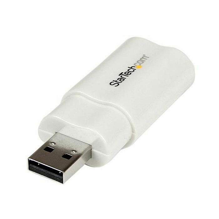 Carte Son Externe USB Startech ICUSBAUDIO Blanc Carte Son Externe USB Startech ICUSBAUDIO Blanc