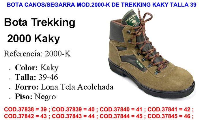 Segarra Bottes de randonnée Huron 2000-K Kaki Taille 36 Segarra Bottes de randonnée Huron 2000-K Kaki Taille 36