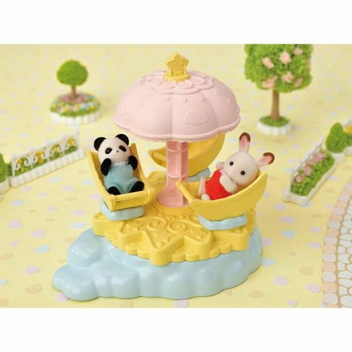 Sylvanian Families Le carrousel étoilé avec bébé panda