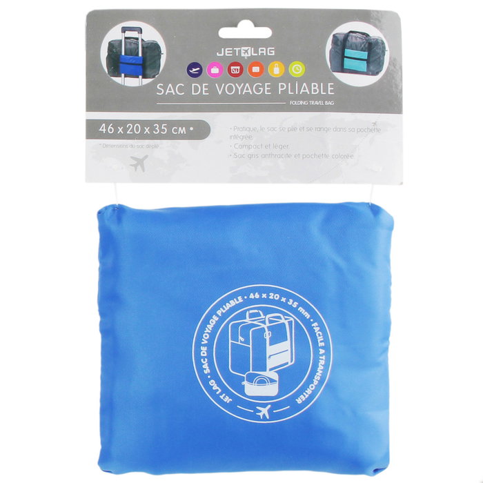 Jet Lag Sac de voyage pliable gris anthracite