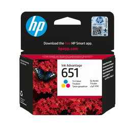 HP Ink 651 C2P11AE Cyan, Magenta, Jaune Standard