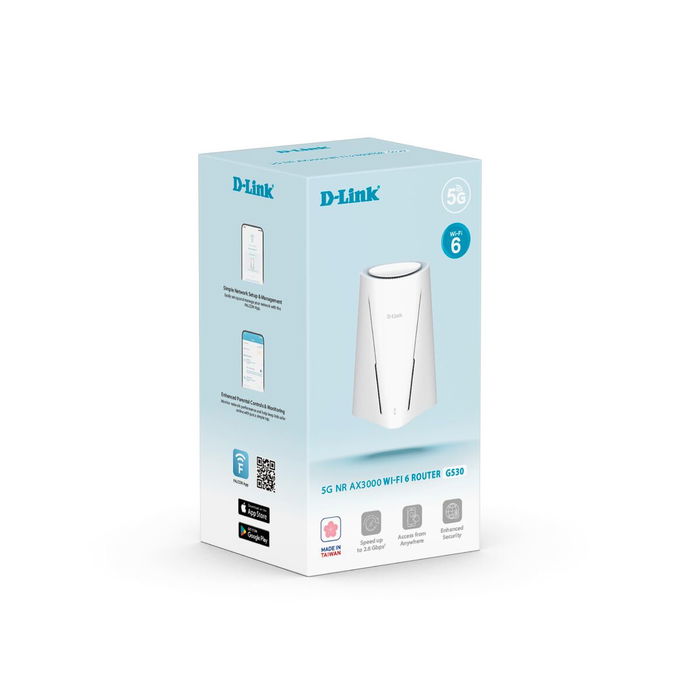 Router D-Link G530V2 V2 Blanc RJ45 Ethernet LAN Wi-Fi