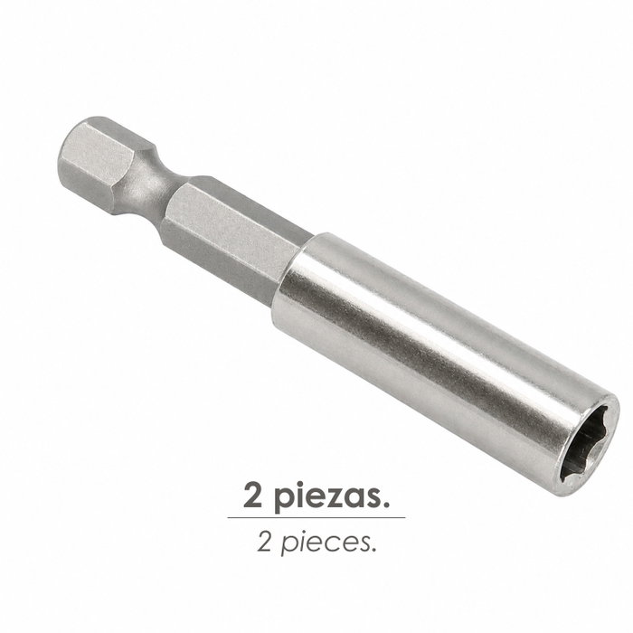 WOLFPACK LINEA PROFESIONAL Porte-embout magnétique 60 mm (2 unités) WOLFPACK LINEA PROFESIONAL Porte-embout magnétique 60 mm (2 unités)