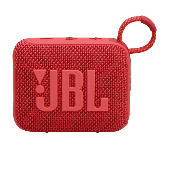 JBL GO 4 - Enceinte Portable Bluetooth Rouge - Compacte et Puissante avec Booster JBL - Modèle JBLGO4RED