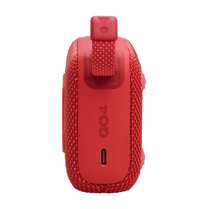 JBL GO 4 - Enceinte Portable Bluetooth Rouge - Compacte et Puissante avec Booster JBL - Modèle JBLGO4RED