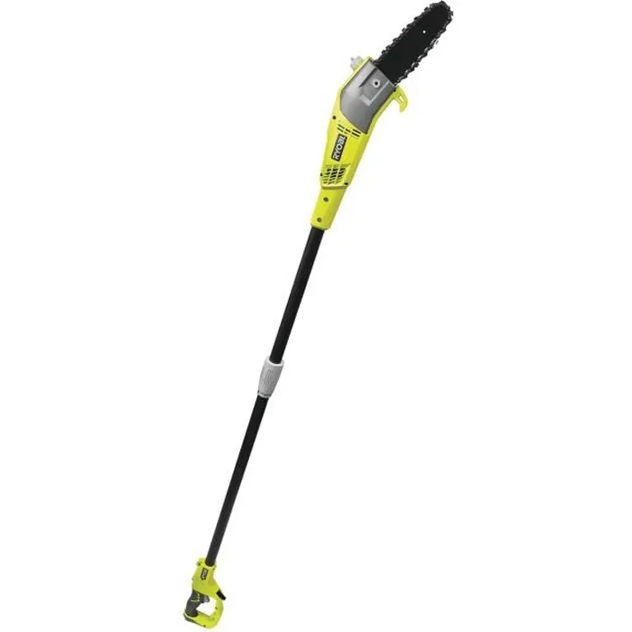 Ryobi RPP755E Élagueur sur perche électrique 750 W, guide incliné 25 cm, tube d'extension 90 cm fourni Ryobi RPP755E Élagueur sur perche électrique 750 W, guide incliné 25 cm, tube d'extension 90 cm fourni