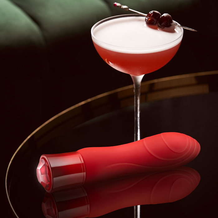 Vibromasseur à boules Blush Oh My Gem Desire Ruby Rouge