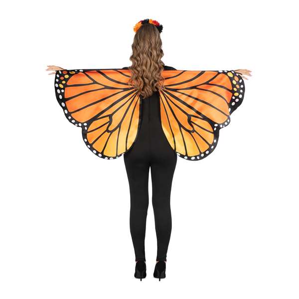 My Other Me Disfraz Catrina Mariposa Tocado, Mono Y Alas Talla XL