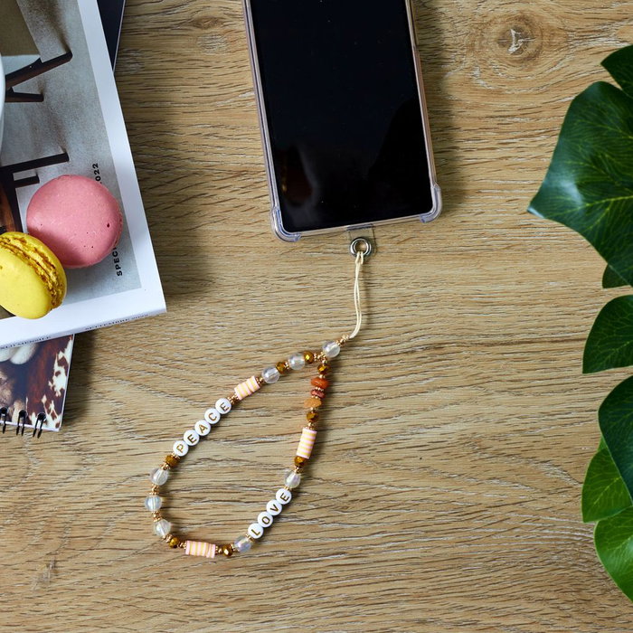 Be Mix Bracelet de perles pour téléphone portable