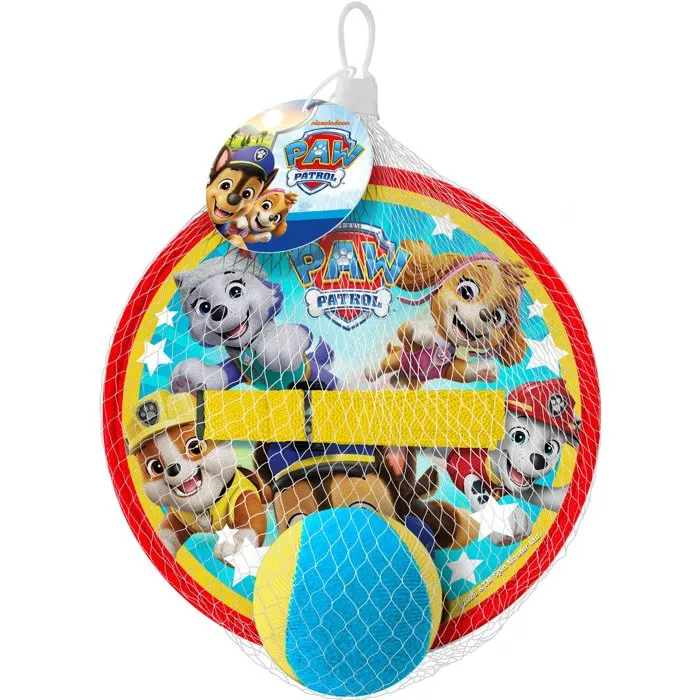 Pat'Patrouille - Jeu de lance-attrape balle avec 2 raquettes Scratch et balle adhérente - Favorise la motricité et la précision