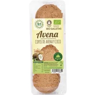 Solnatural Galettes Avoine Coco Agave Bio 175g Solnatural Galettes Avoine Coco Agave Bio 175g
