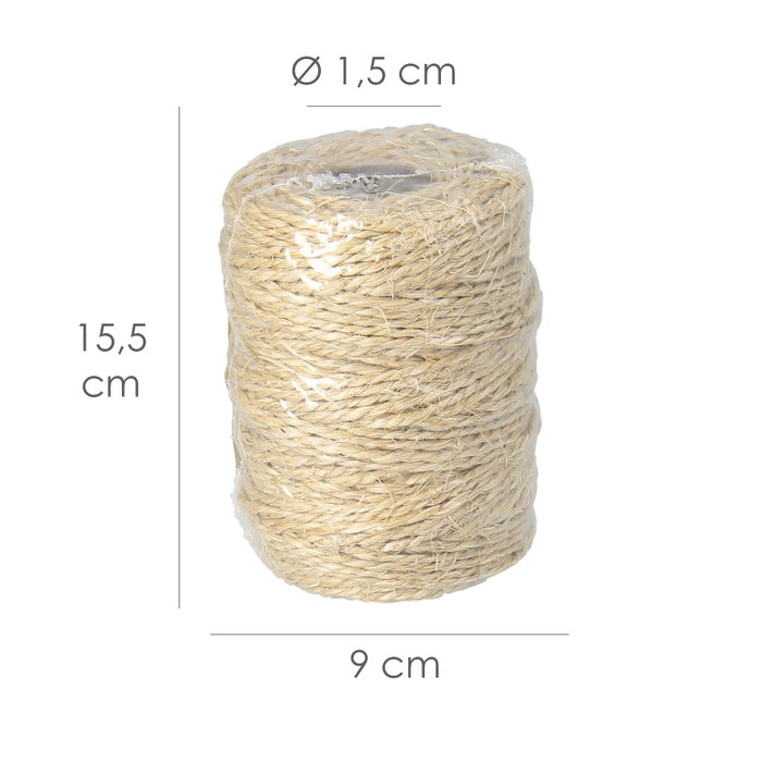 WOLFPACK LINEA PROFESIONAL Corde en sisal Nº3 (Bobine 700 g / 140 m)