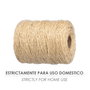 WOLFPACK LINEA PROFESIONAL Corde en sisal Nº3 (Bobine 700 g / 140 m)