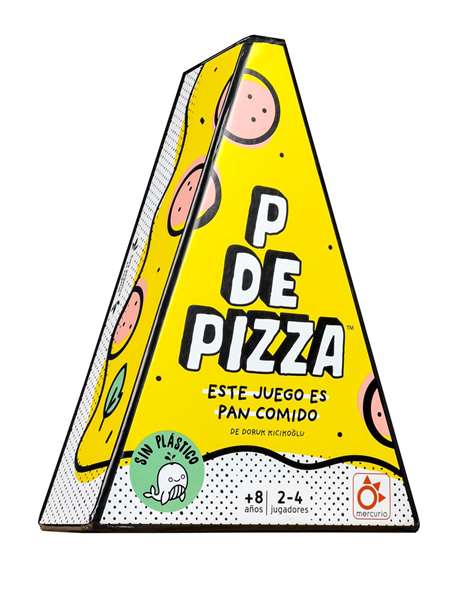 Mercurio Jeu de Pizza P - Jeu de société en espagnol pour enfants, jeu de rapidité et de vocabulaire