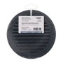Edm Réf. Rejilla ventilación redonda empotrable ABS diamètre 150mm gris antracite avec moustiquaire