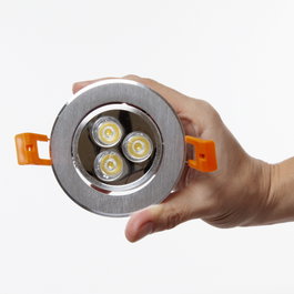 Spot LED Downlight Circulaire 3W 300Lm 6000K Blanco Frío