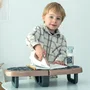 Smoby - Planche à repasser pliable Tefal réaliste avec fer et bouteille spray - Jeu d'imitation pour enfants dès 3 ans - Made in France