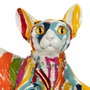 BigBuy Home Figurine Décorative Chat Multicolore