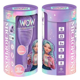 KIDS LICENSING Micrófono Grabadora Violeta Wow Generation