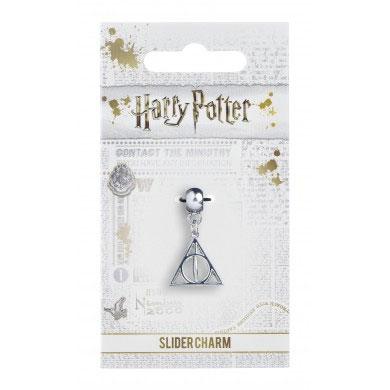 Harry Potter breloque plaquée argent Deathly Hallows
