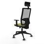Chaise de Bureau avec Appui-tête Piqueras y Crespo 1D066G1 Vert