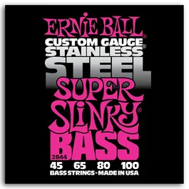 ERNIE BALL SET BAJO SLINKY S.STEEL SUPER 45-100
