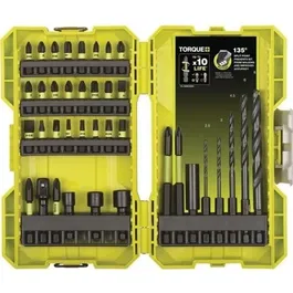 Ryobi Coffret Empilable d'Accessoires Mélangés RAK38DSDI2, 38 Pièces pour Perçage, Vissage et Boulonnage, pour Outils à Impact, avec Porte-Embout