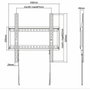Stell Support TV fixe SLIM SHO 5200