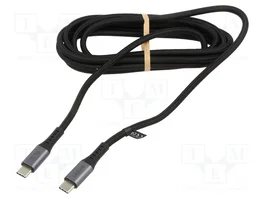 LOGILINK Câble USB-C vers USB-C 3.2 Gen 2x2 100W 2m Noir