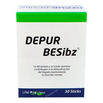 LIFELONG CARE Depurbesibz 30 sticks - Complément alimentaire dépuratif foie, artichaut, chardon-Marie LIFELONG CARE Depurbesibz 30 sticks - Complément alimentaire dépuratif foie, artichaut, chardon-Marie