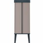 Curver Poubelle VERTO Rose perle 54 L