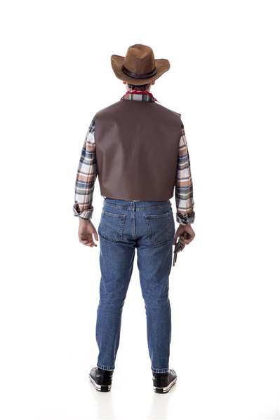 Creaciones Llopis Déguisement Adulte Pistolier, Costume avec Gilet, Foulard et Chapeau - Taille XL - Marron Creaciones Llopis Déguisement Adulte Pistolier, Costume avec Gilet, Foulard et Chapeau - Taille XL - Marron