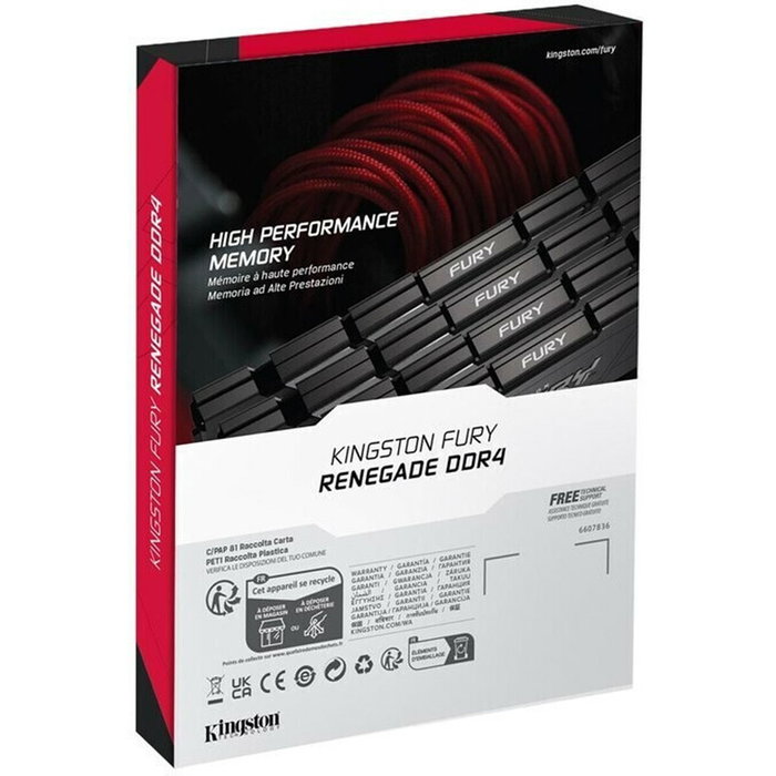 Kingston FURY Renegade Black DDR4 16 Go 4000 MHz Kingston FURY Renegade Black DDR4 16 Go 4000 MHz
