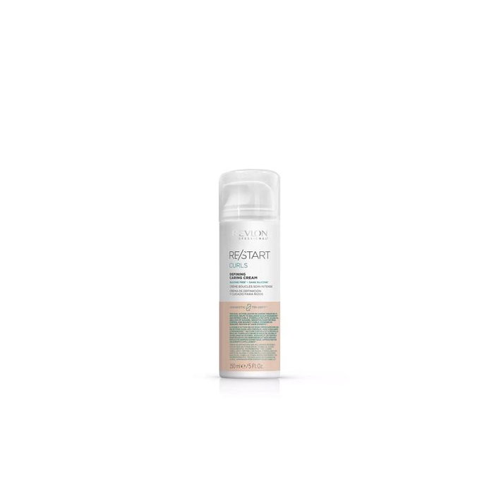 Revlon Restart Curls Defining Cream - Crème définissante sans rinçage pour cheveux bouclés et texturés - 150 ml - Méthode Curly Girl Revlon Restart Curls Defining Cream - Crème définissante sans rinçage pour cheveux bouclés et texturés - 150 ml - Méthode Curly Girl