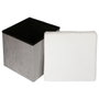 Home Deco Kids Pouf Pliable Gris/Blanco